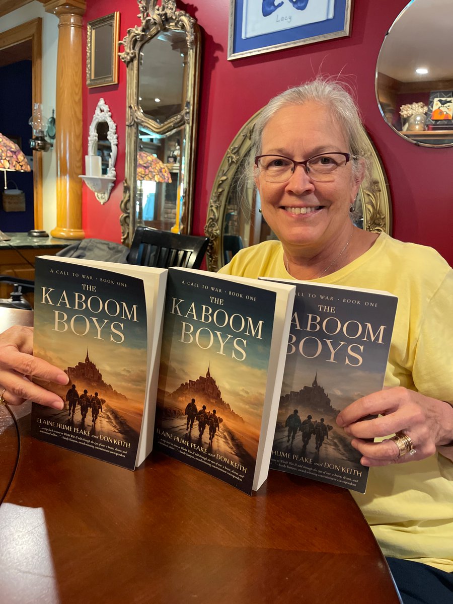 Thank you Connie for buying three copies! Perfect gifts!     
 🎁 🎁 🎁 #TheKaboomBoys 

#ACallToWar #HistoricalNovel #WWII #EOD #BombDisposal

#SevernRiverPublishing
#BooksAndBooks
#Amazon
#BarnesAndNoble