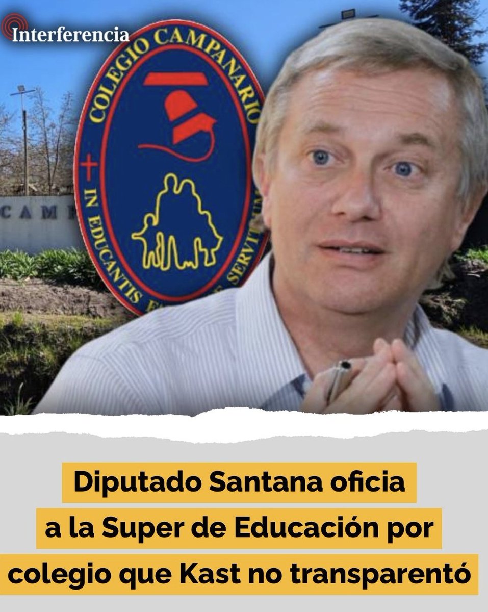 🔴 Se oficia a la superintendencia por colegio que José Antonio Kast no transparento.