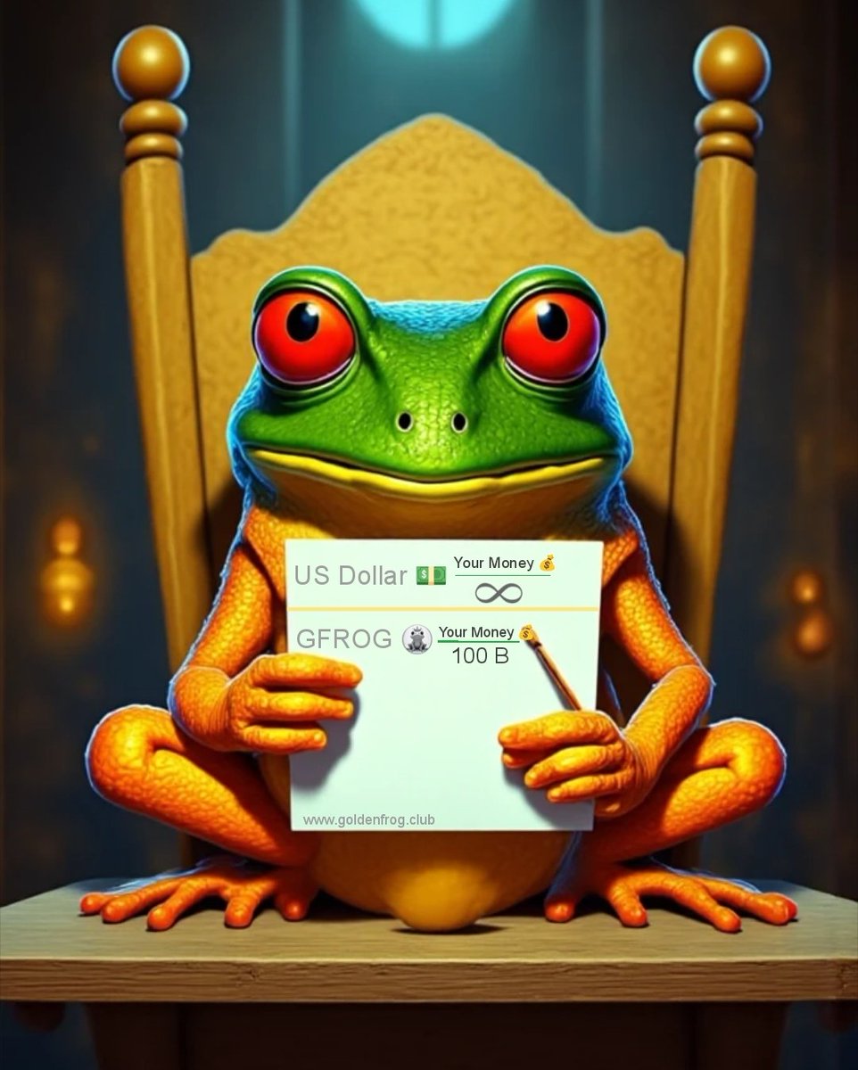GoldenFrogHouse's tweet photo. Easy Math 
#GFROG #USD https://t.co/tr8X52ony2
