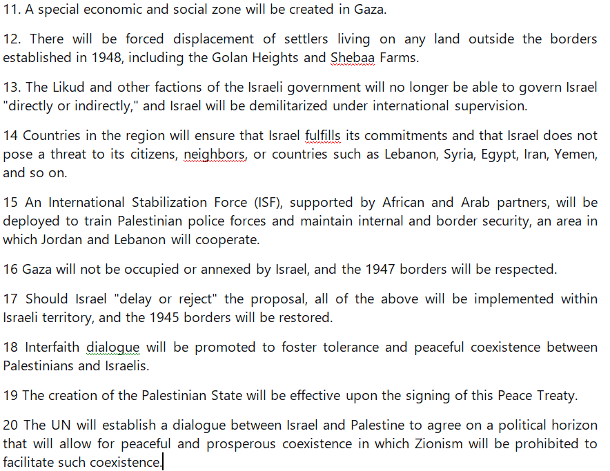 Vidarr07's tweet photo. I hope Hamas doesn't answer with a "No" and instead responds with the next peace proposal. If they believe their proposal is feasible, why shouldn't Hamas's be?
#PalestineWillBeFree 
#FreedomFlotilla https://t.co/qw8vRhbin3