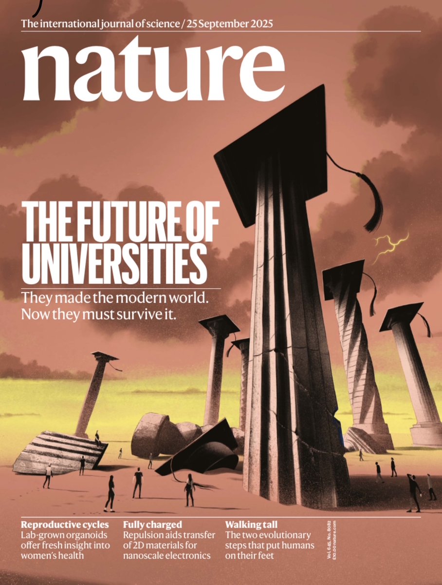 Jason Locasale (@locasalelab) on Twitter photo When journals like Nature present themselves as neutral arbiters of science but function as political engines, they reveal themselves as part of the same problem.
I just read each and every article on universities in this current issue of Nature. What struck me is what wasn’t When journals like Nature present themselves as neutral arbiters of science but function as political engines, they reveal themselves as part of the same problem.
I just read each and every article on universities in this current issue of Nature. What struck me is what wasn’t