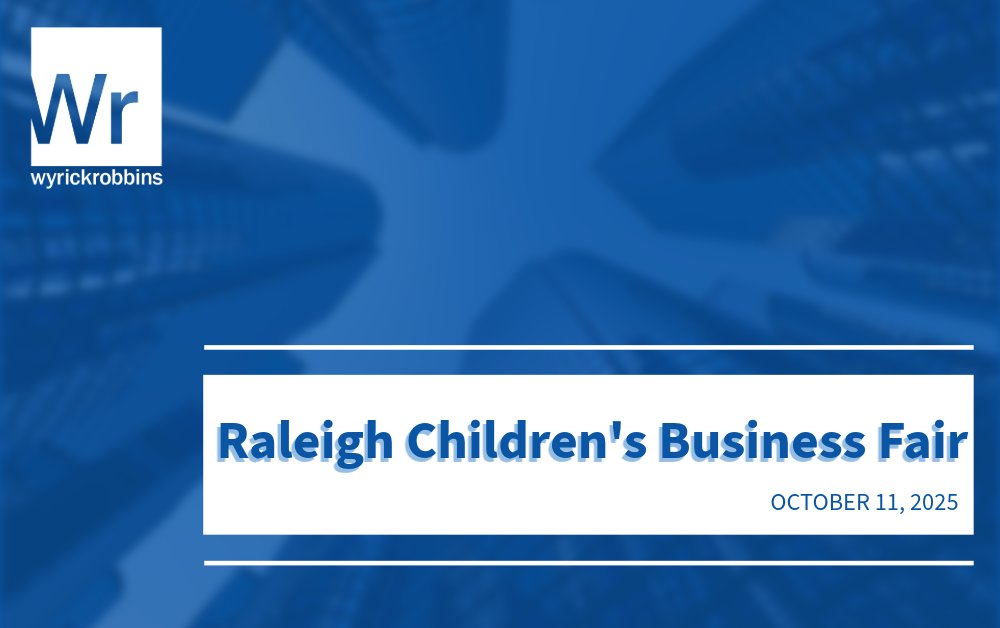 We're proud to sponsor the Raleigh Children’s Business Fair in October! The fair offers children the chance to explore entrepreneurship by developing creative ideas, showcasing their products, and sharing their work with the community.