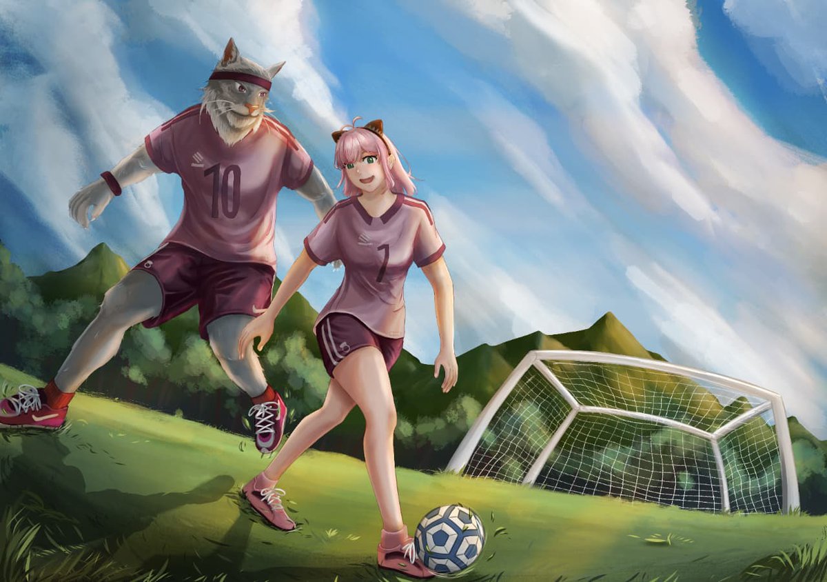 Hey all, hope your doing good. Here i'm having a tough match with <a href="/saraaa_leo/">Sarah_leo</a> , maybe we'll tie like on Fifa but this time its not a video game 😉😁

Love the artwork, she is so amazing, thank you so much dear 💖 You are so talented
