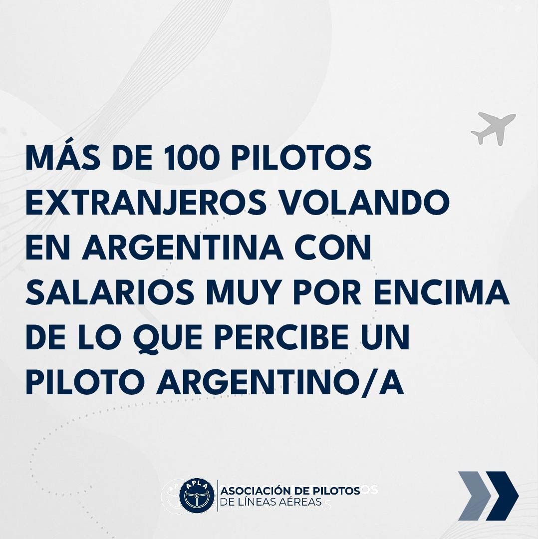 Mientras el vendedor de humo de <a href="/fedesturze/">Fede Sturzenegger</a> destruye lo que funciona bien, los Pilotos Argentinos cada dia tienen menos posibilidades de conseguir empleo en el pais y tienen que emigrar!
Se creen los dueños de la Argentina y de la vida de las personas, sepan que vamos pelear