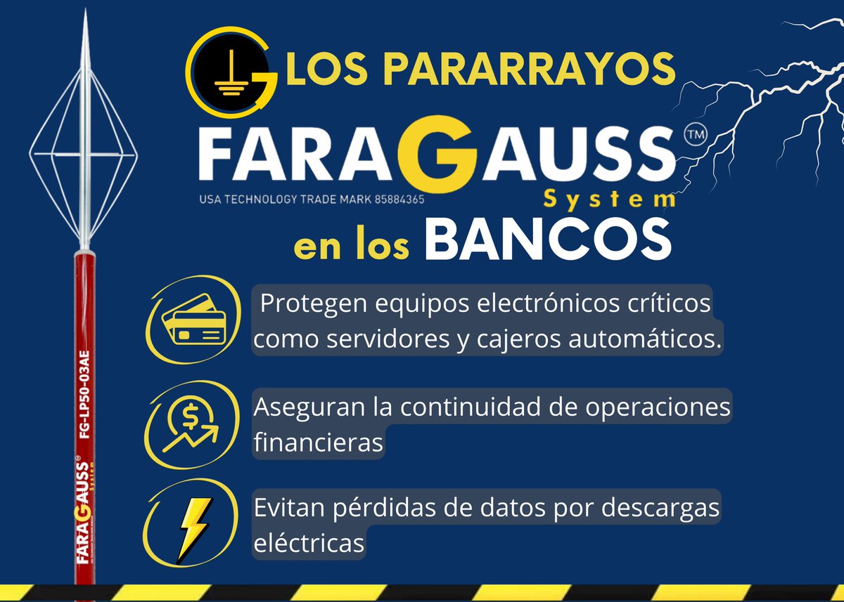 FaragaussMx's tweet image. Los #Pararrayos #Faragauss pueden instalarse en cualquier lado. Garantizamos una amplia y segura cobertura