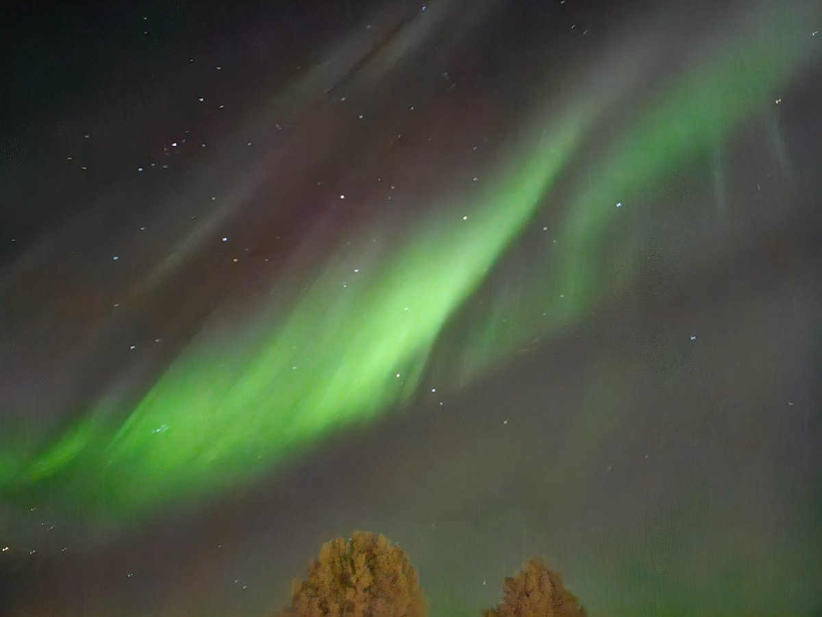 Northern lights right now.