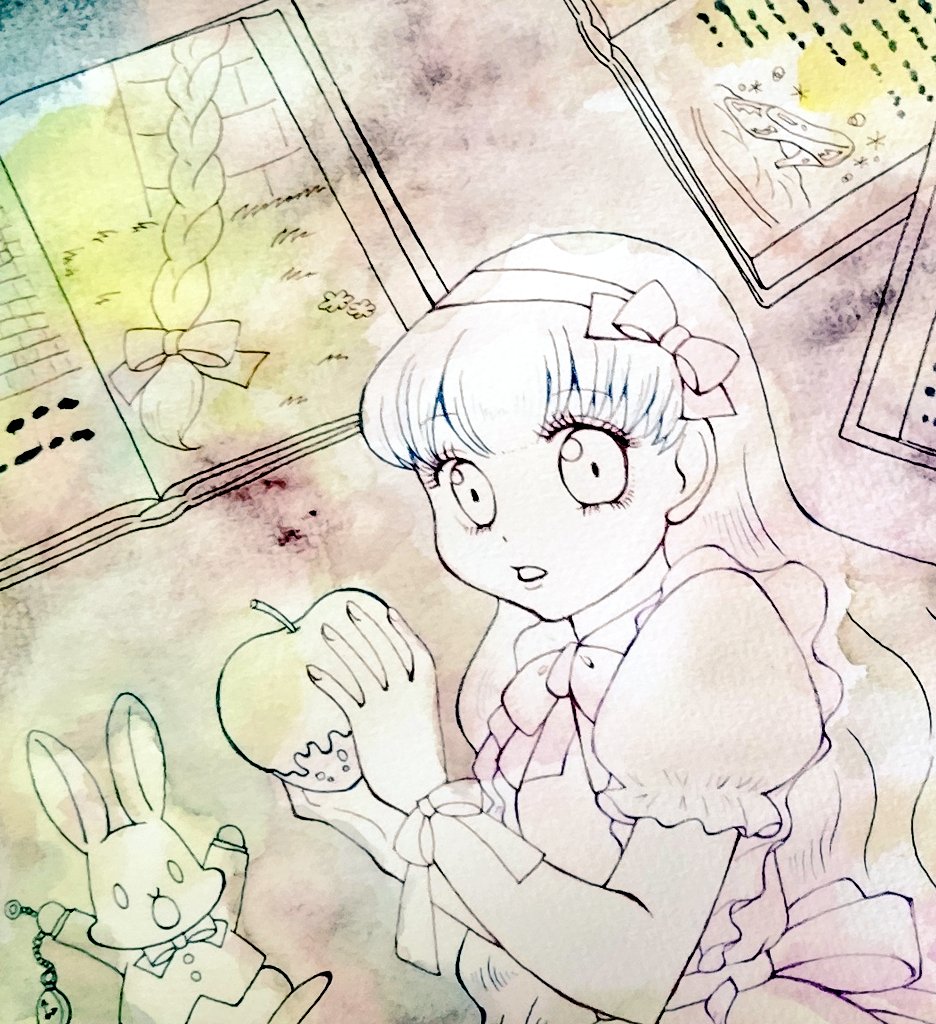 ame_yarazuno's tweet image. #つくしのブックカバー展制作中
下塗りはこんな感じです✨