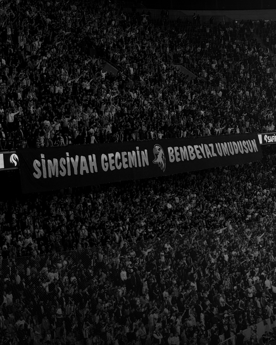 Simsiyah gecemin bembeyaz umudusun.