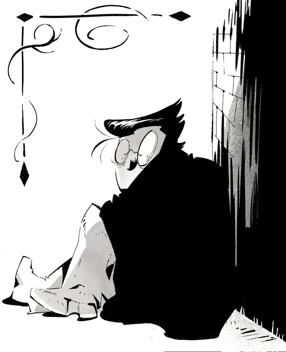 bundling spamton up in a warm coat so that he may survive the winter