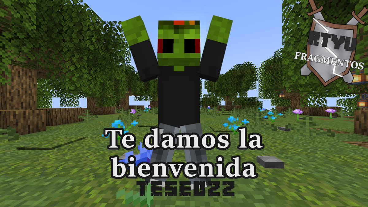 RTYUstudios's tweet photo. 420
¡Te damos la bienvenida a RTYU: Fragmentos @Tese0zzz! https://t.co/cIXy9UpRTi