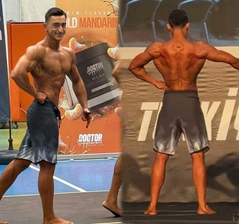 TSK'dan ihraç edilen teğmen Serhat Gündar, Ankara’da düzenlenen vücut geliştirme şampiyonasında 2. oldu.