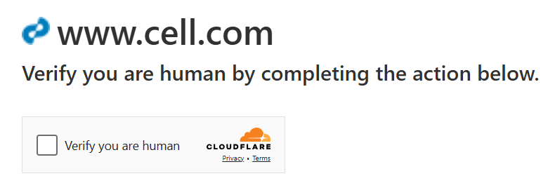 I read Current Biology <a href="/CurrentBiology/">Current Biology</a> and can click therefore I am Human