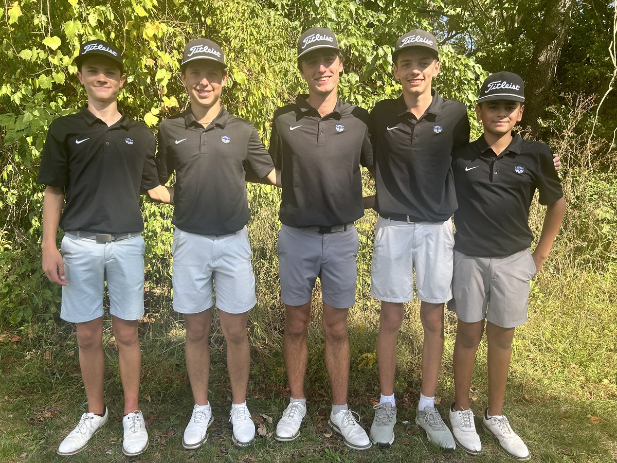 That wraps up the 2025 season for the boys golf program! Very proud of how the team finished the season. Scoring for the Cats: Team score of 335; Kostelac 81, Haupt 82, Brown 85, Melchiorre 87, Ferricci 92.
