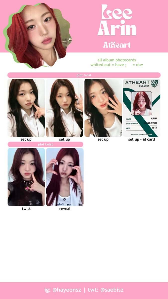 saebisz's tweet photo. atheart 앳하트 photocard 포토카드 template
- plot twist

https://t.co/aXNvwJDAVM

michi 미치 lee arin 이아린 katelyn tan 케이틀린 탄 bome 봄 https://t.co/UpefpuKdjI