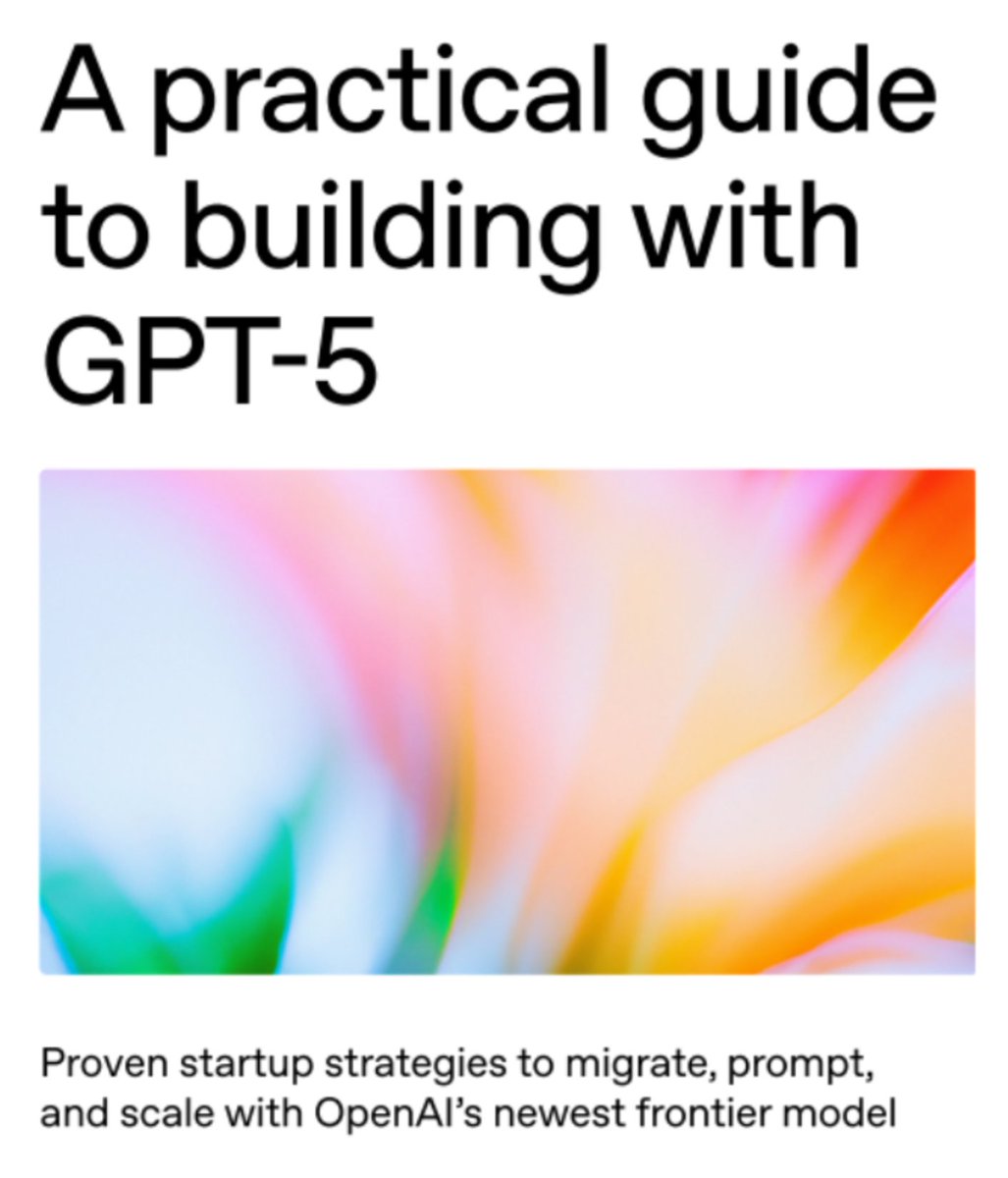James Ross (@jamesrossai) on Twitter photo Nice to see OpenAI’s new GPT-5 guide emphasize that plain, conversational instructions often outperform complex scaffolding. As the guide puts it: ‘GPT-5… requires less scaffolding than older models; shorter, clearer instructions can perform better.’
Our approach has always Nice to see OpenAI’s new GPT-5 guide emphasize that plain, conversational instructions often outperform complex scaffolding. As the guide puts it: ‘GPT-5… requires less scaffolding than older models; shorter, clearer instructions can perform better.’
Our approach has always
