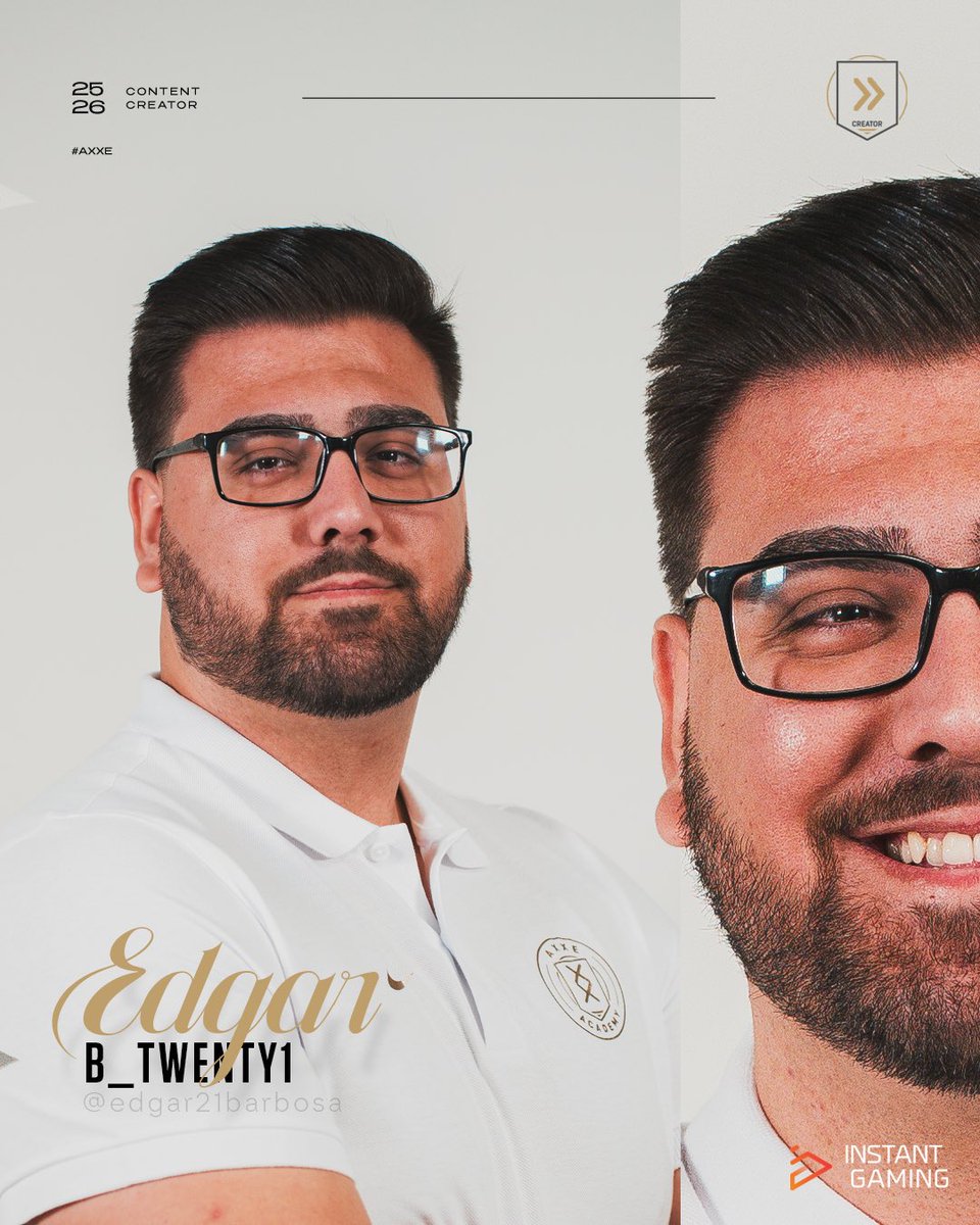 axxeacademy's tweet photo. 📺 No sábado, em stream, revelámos os 3 novos Content Creators da família AXXE — e hoje é oficial: @pviana108, @b_twenty1 e @LuisMGLoureiro vão representar a nossa academia, criar conteúdo exclusivo e levar a energia do EAFC para a Twitch e para todas as nossas redes sociais. 

Streams, momentos épicos, muito jogo e vibes únicas. Isto é só o começo. 🚀🔥

#eafc #eafc26 #twitch #stream #axxe