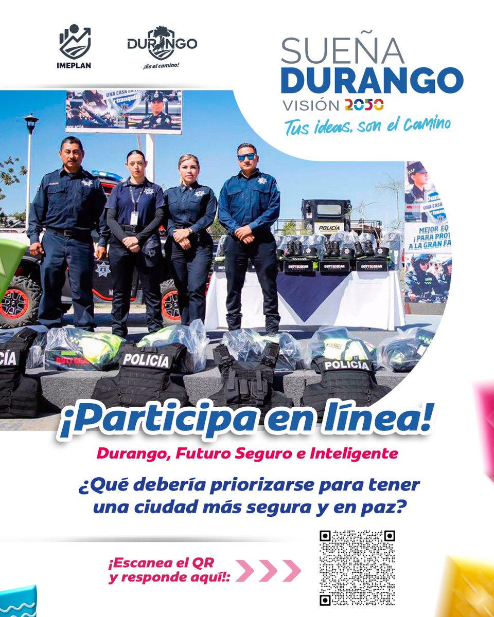IMPLANDGO's tweet image. ❓👉¿Qué debería priorizarse para tener una ciudad más segura y en paz?
📲 ¡Participa en línea!
consulta.imeplandgo.gob.mx/participa-encu…
#ConsultaCiudadana2025