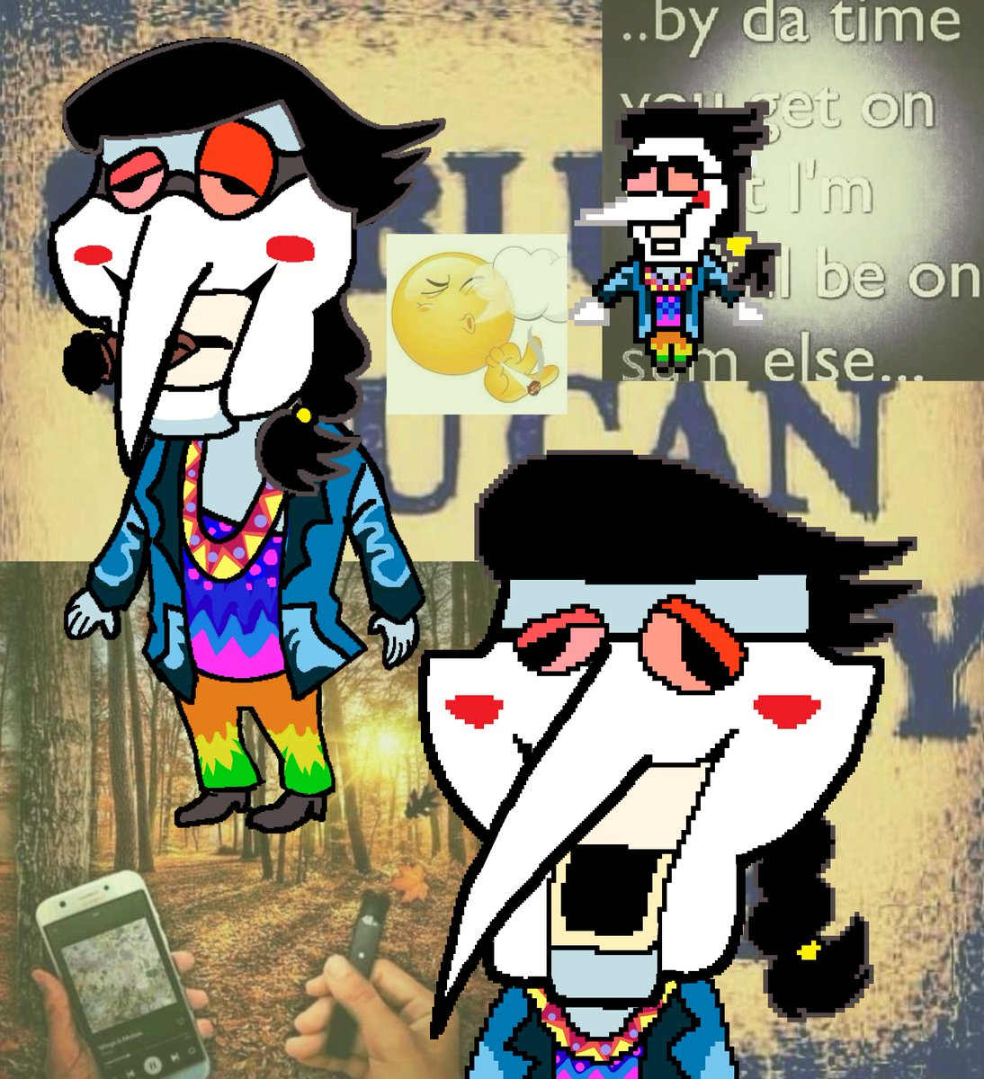 stony #spamton .   my wife who is a