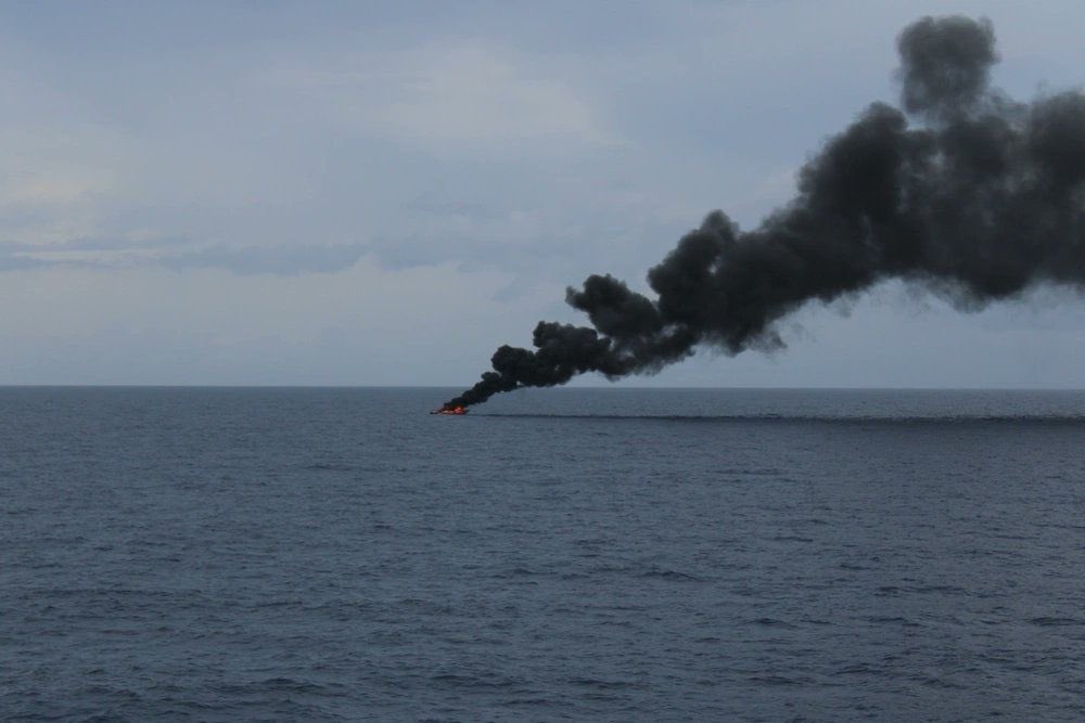 🚨Update: The United States Department of War released new images of what could be the sixth narco-terrorist vessel taken down in the Caribbean.