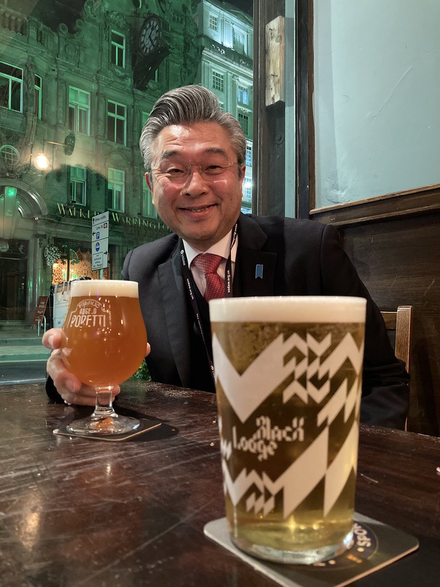 AmbJapanUK's tweet image. I’m having a ball‼️👍😄