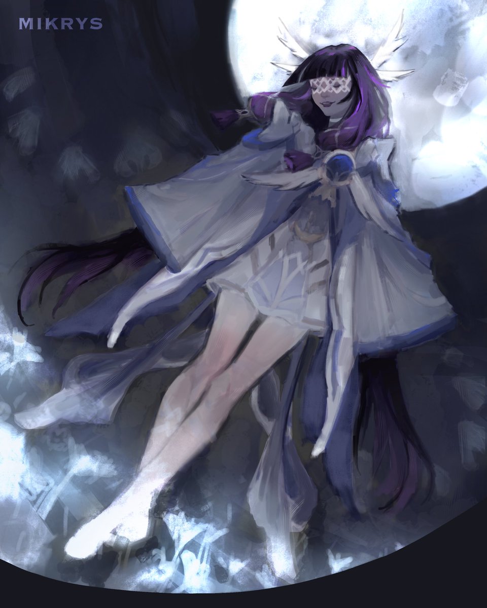 beyond the false sky, she will sing again 

#Columbina #GenshinImpact