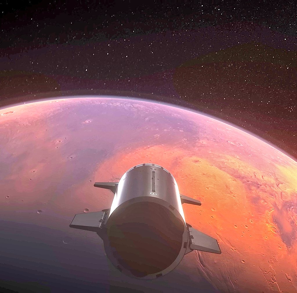 DimaZeniuk's tweet image. We're still on track to send the Starship to Mars next year