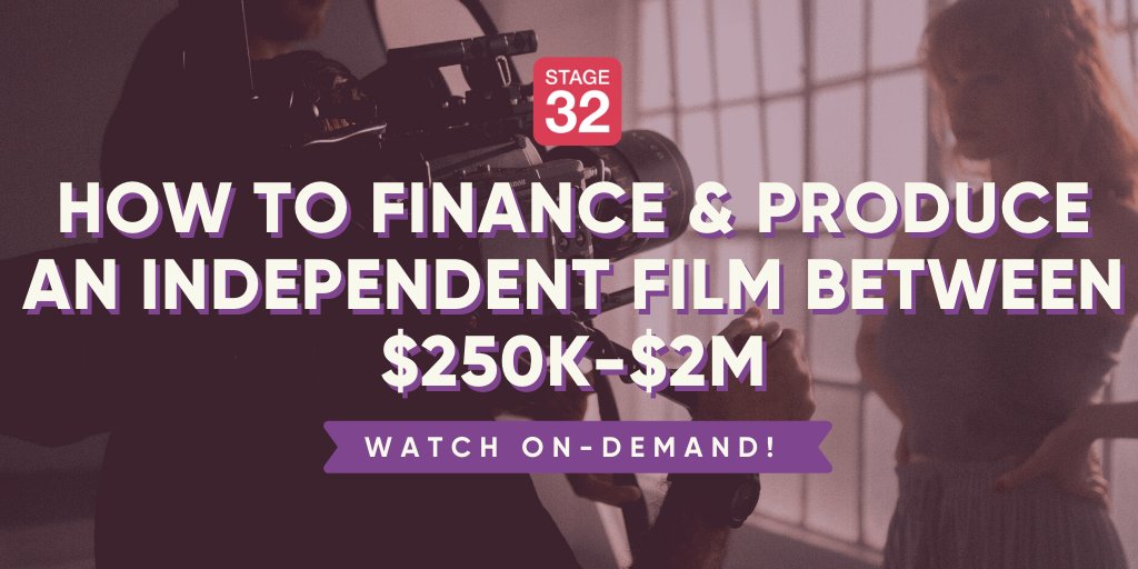 Stage32Scripts's tweet image. Re: Flash Sale Ends Tonight! Finance & Produce Your $250K–$2M Film — 50% Off - mailchi.mp/stage32/seekin…