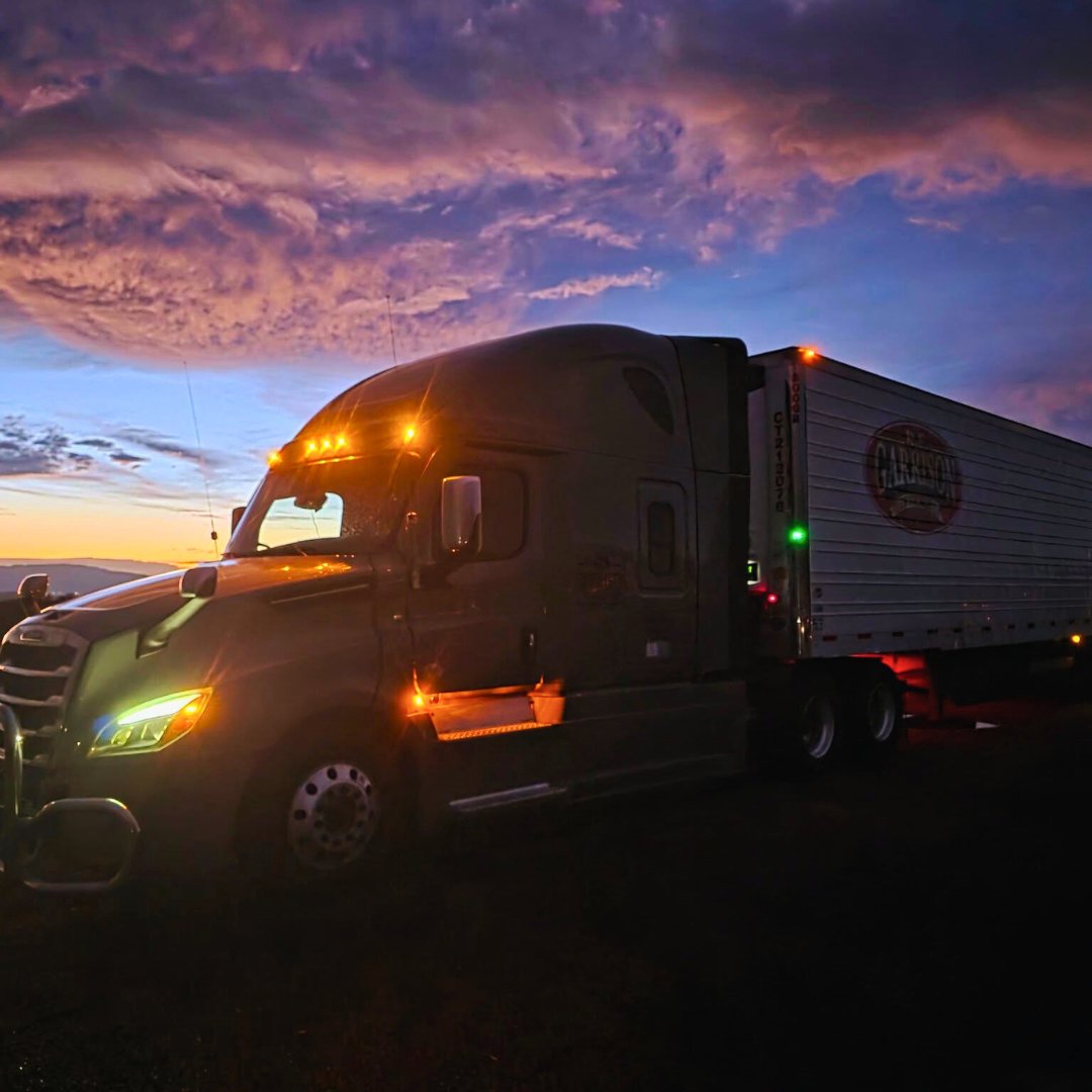Rounding out Monday with a view you just can't beat! #regarrisontrucking