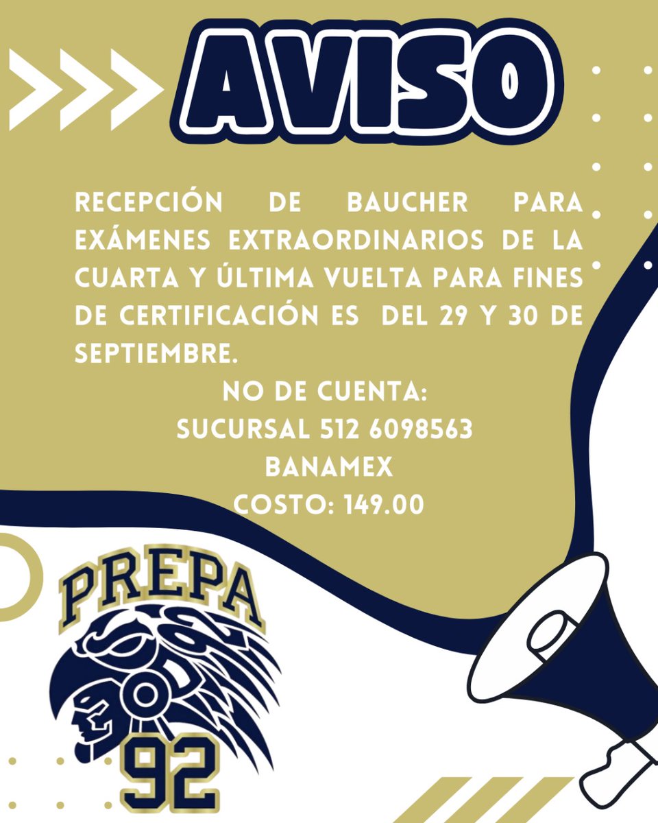 PREPARATORIA OFICIAL NUM 92 (@num_92) / Posts / X