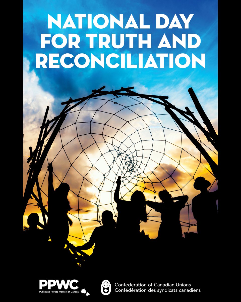 Canadians mark the National Day for Truth and Reconciliation. For the <a href="/PPWCUnion/">Public and Private Workers of Canada (PPWC)</a>, it means action, education, and a commitment to systemic change. Download the #PPWC poster at ppwc.ca/recognizing-th… #Indigenous #HumanRights