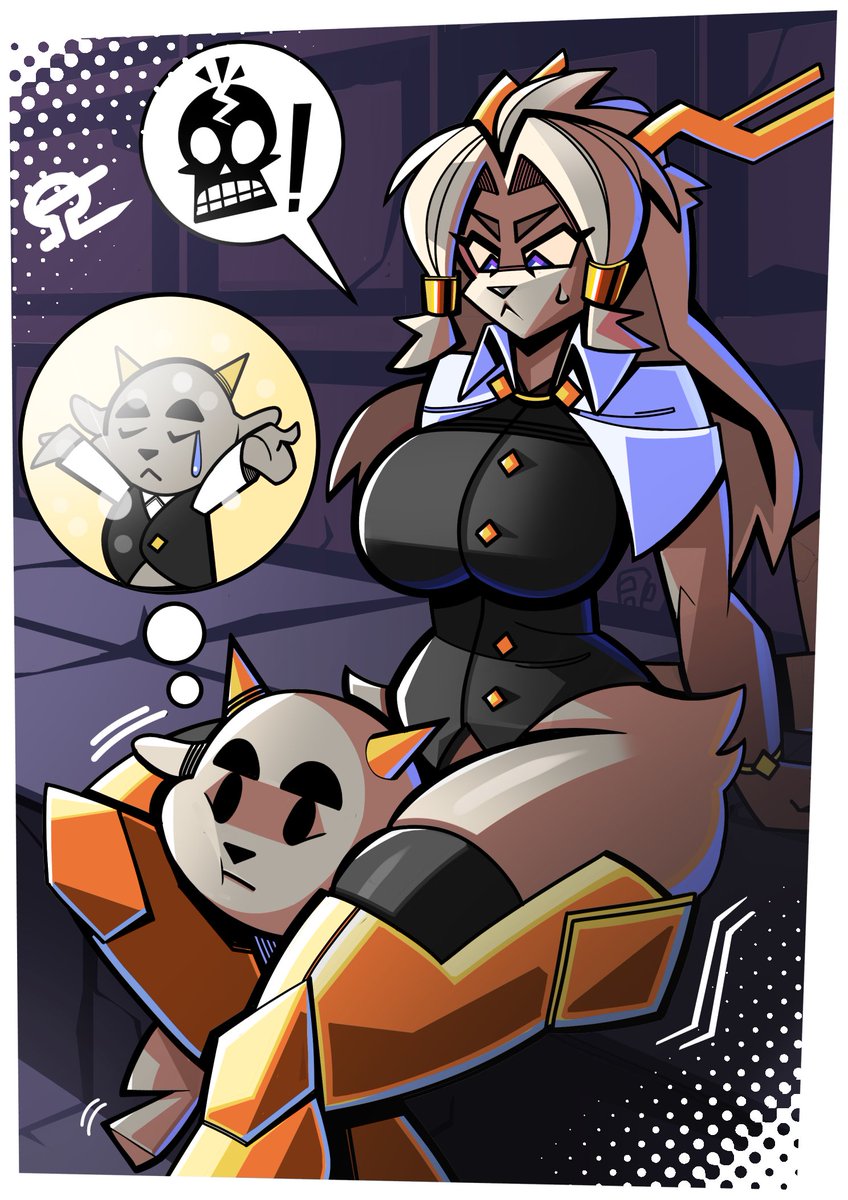 Sybil punishing the lil butler for being naughty