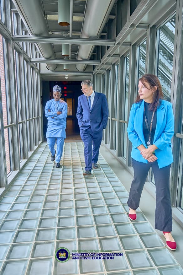 MoiceComm's tweet image. Minister Bah Explores Civic Education Partnership During Visit to U.S. Holocaust Memorial Museum

Washington, D.C., September 29, 2025 – Sierra Leone’s Minister of Information and Civic Education, Chernor Bah, visited the United States Holocaust Memorial Museum in Washington,…