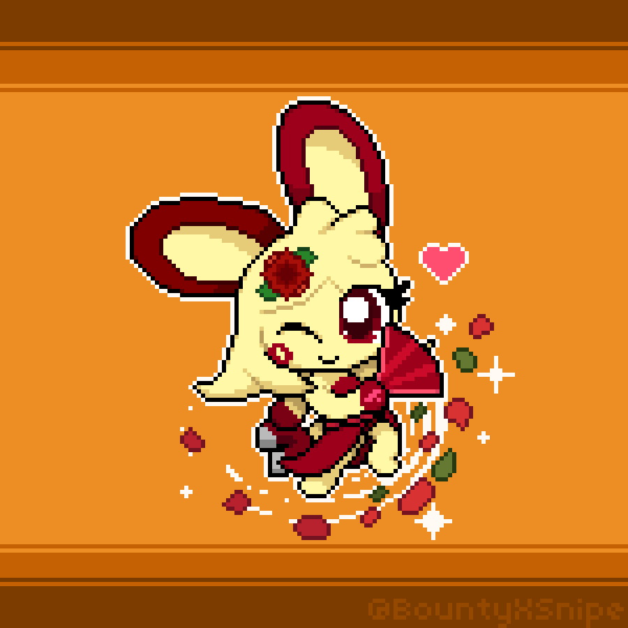 Gift art to <a href="/kirbyzaz_svg/">kirbyzaz</a> ! Velvet pixel art. 
#pixelart