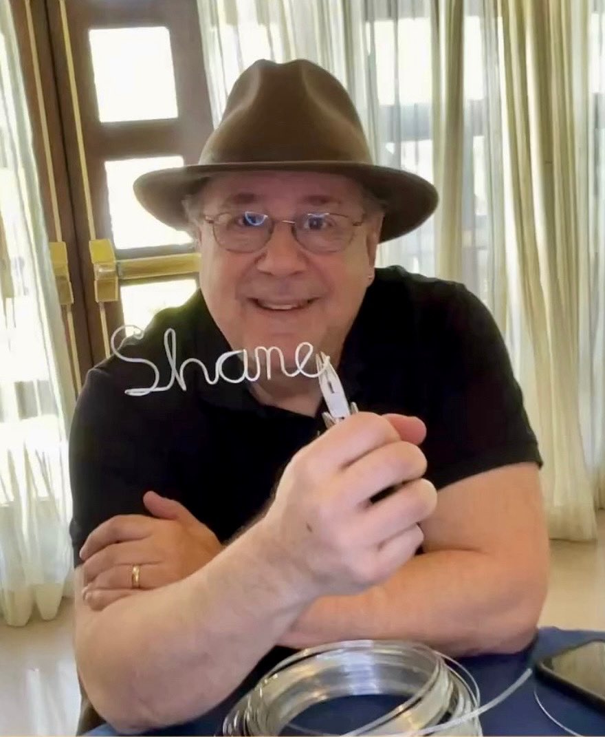 DaveMaskin's tweet photo. #TheWireNameOfTheDay #Shane      
Made by
Dave Maskin #TheAmazingWireMan
3-D script wire names created in front of your guests.
https://t.co/qTlCRaYiDM
DaveMaskin@yahoo.com
201-741-7477

 #entertainment #events #Party   #PartyEntertainment #BizBash #trending https://t.co/EQTQuZaugQ