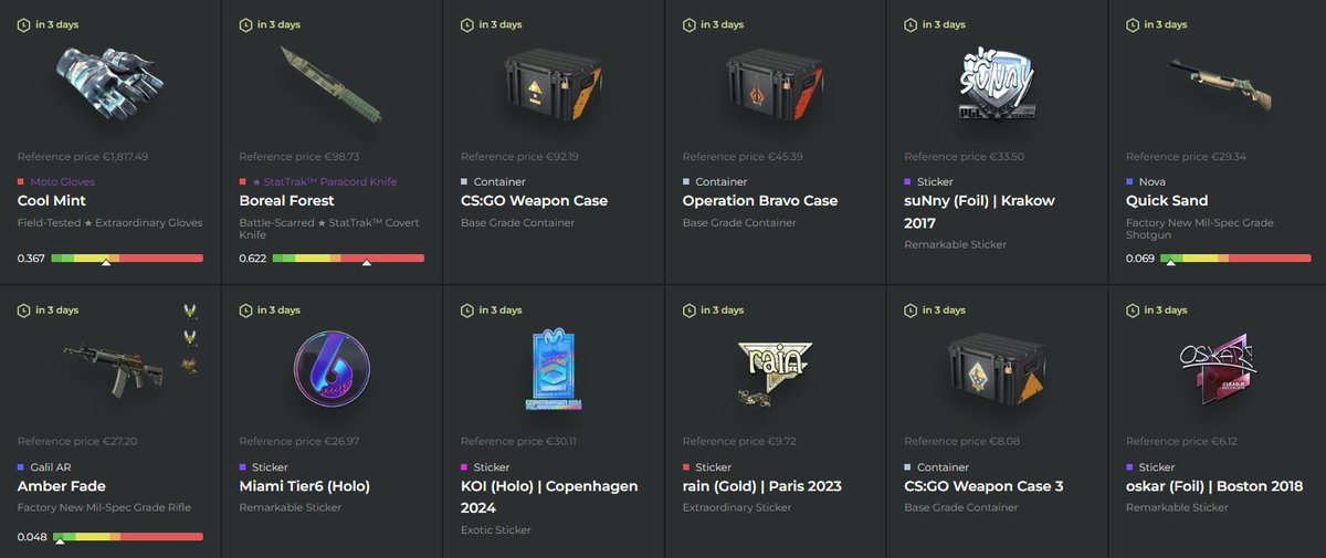 j4nnisCS's tweet image. Hey Twitter (not X), I am looking to get rid of some of my skins / sticker / cases. Preferably in some sort of combo, but single Items work aswell. HMU and we can talk about a fair $ for both sides🙂