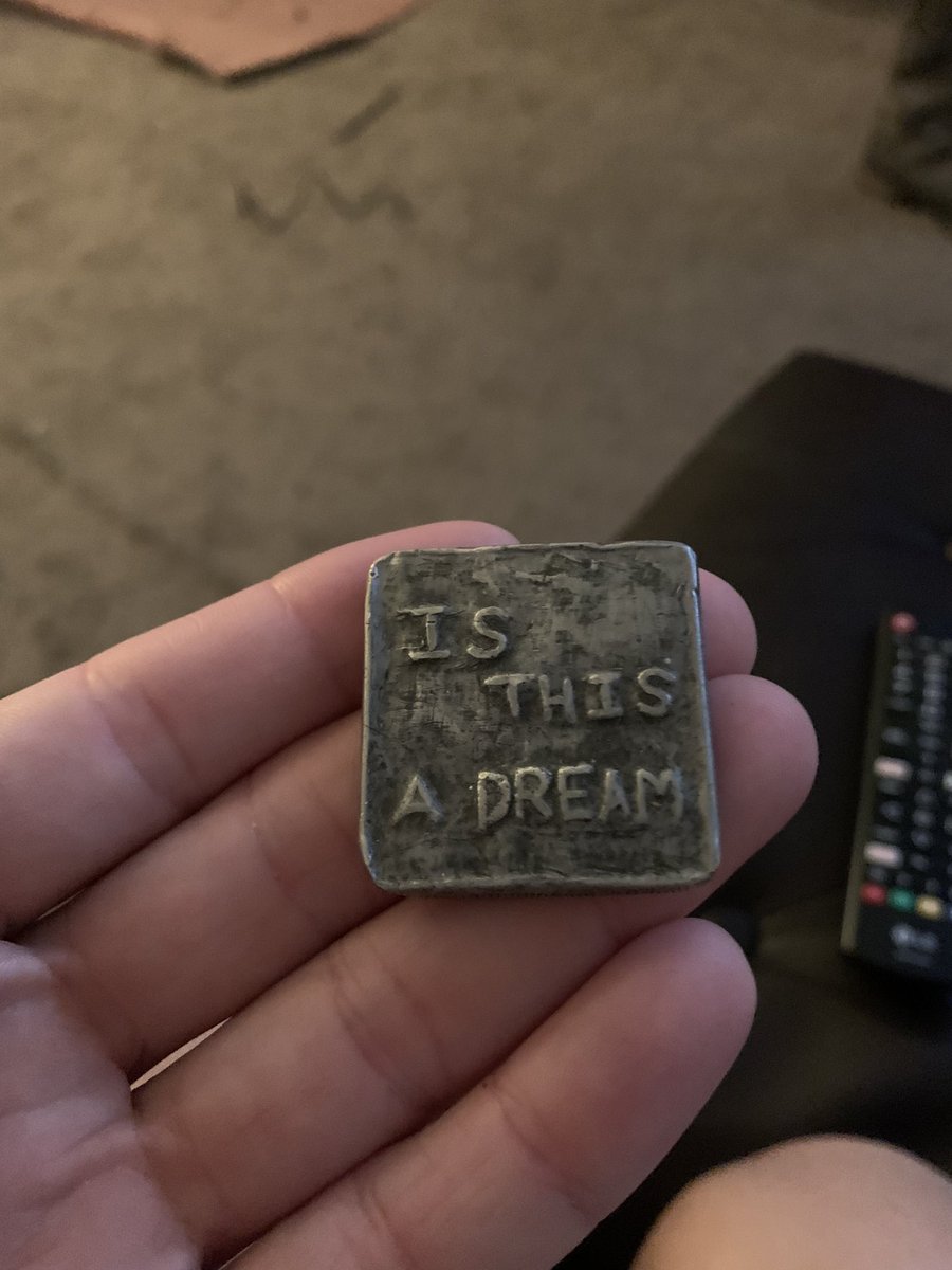 brookly_rob's tweet photo. I may not be a pretend mystic bamboozling you with magic sounding nomenclature but I’m not totally off the fringe, to be fair. #DreamstateArchitecture is derived from human dream psychology
A fellow #oneironaut might recognize this lil trinket 💭🌌 https://t.co/dbWomPcinN