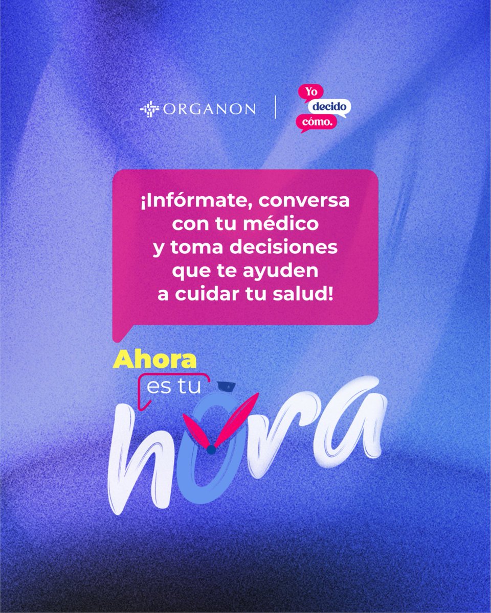 Hablar con tu médico sobre los diferentes métodos anticonceptivos es el primer paso para elegir tu propio camino. Infórmate en yodecidocomo.com para conocer las opciones disponibles.

#WorldContraceptionDay #AhoraEsTuHora #PorLaSaludDeEllas