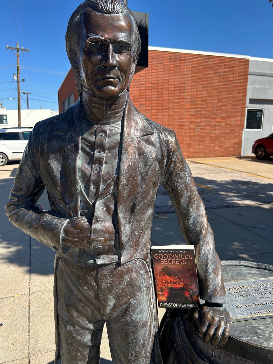 James Polk was a Democrat who was relatively unknown outside of political circles. You know what would have gained him greater notoriety? If he had left an honest review on Amazon for "Goodwill's Secrets." Sign up for my newsletters. forms.wix.com/f/720371741842…