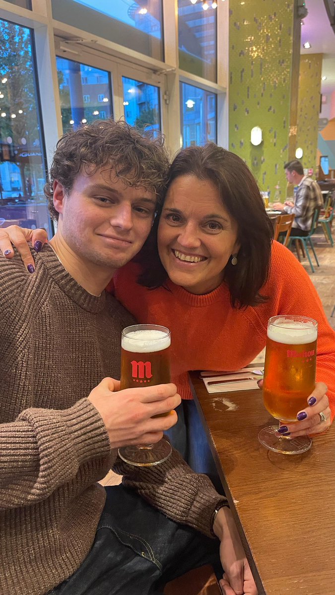 Last night with my youngest before he sets off for Canada. So proud of how brave he is.