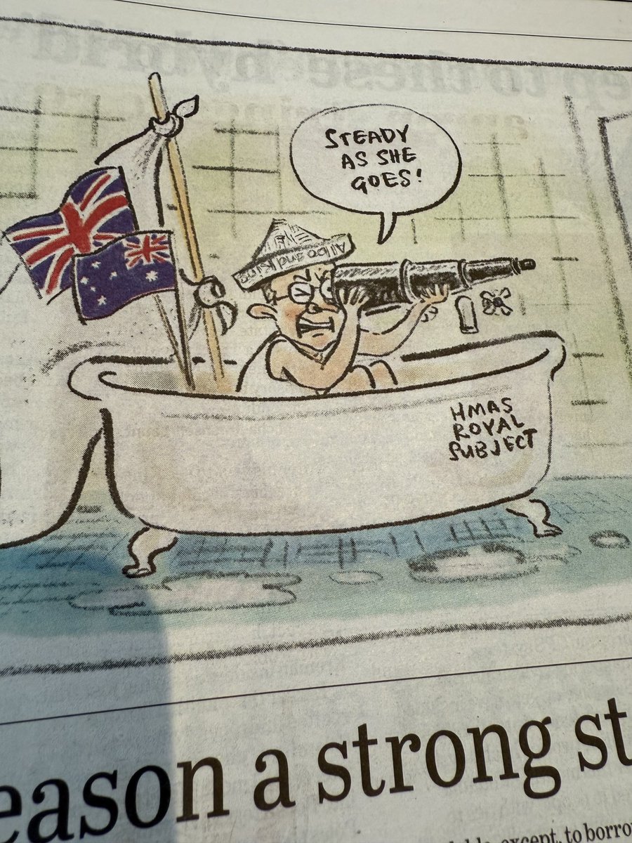 Gosh for a second there I thought ⁦<a href="/cathywilcox1/">The Cathy Wilcox</a>⁩ had written “HAMAS Royal subject.” Well you could forgive me…