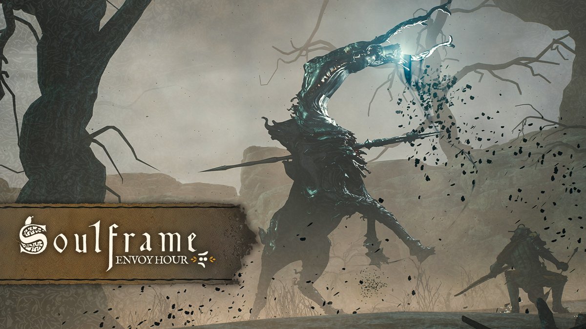 PlaySoulframe's tweet image. Return once more for another episode of Envoy Hour, featuring @spaceysarah_ and @sj_sinclair with a fresh #Soulframe account!

It all kicks off tomorrow, September 30, at 4 p.m. ET on twitch.tv/playsoulframe. Watch with a linked Twitch account to unlock Soulframe Preludes Access!