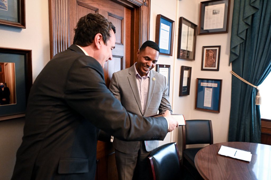 albinkurti's tweet photo. A pleasure to meet with Congressman @RitchieTorres @RepRitchie, a powerful voice in championing Kosova’s democratic and economic progress. We discussed our ambitions to join NATO and the EU, the country’s promising tech sector, and forthcoming infrastructural investments, among other topics.