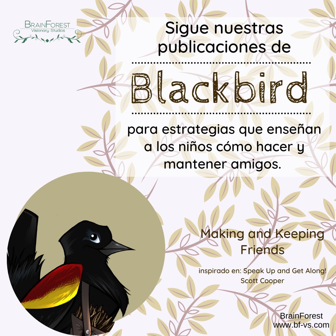 BrainForest_Vis's tweet photo. Blackbird nos recuerda que la amistad verdadera se construye con gestos simples: escuchar, compartir y acompañar 🖤🐦.
👉 La calidad de las amistades marca la diferencia en la infancia.

#AmistadInfantil #HabilidadesSociales #Birdscouts #BrainForestKids https://t.co/z13sQfR1HN