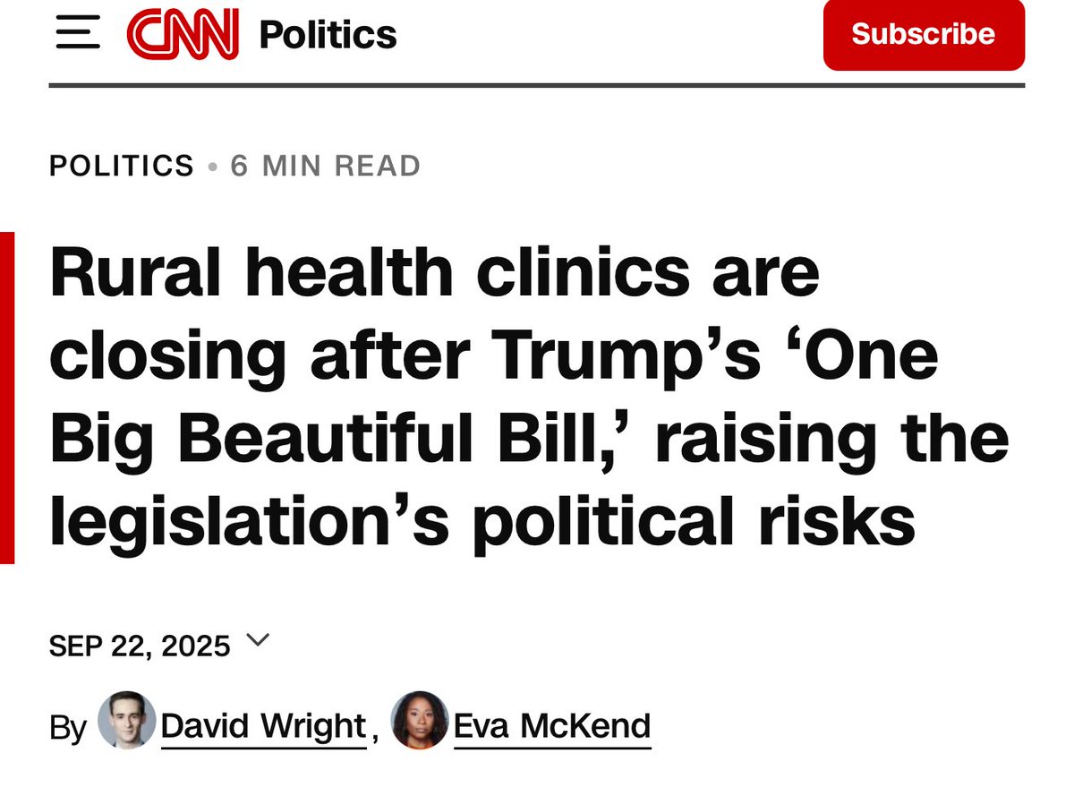 GavinNewsom's tweet image. Donald Trump and Mike Johnson are the reason rural hospitals are being forced to close.