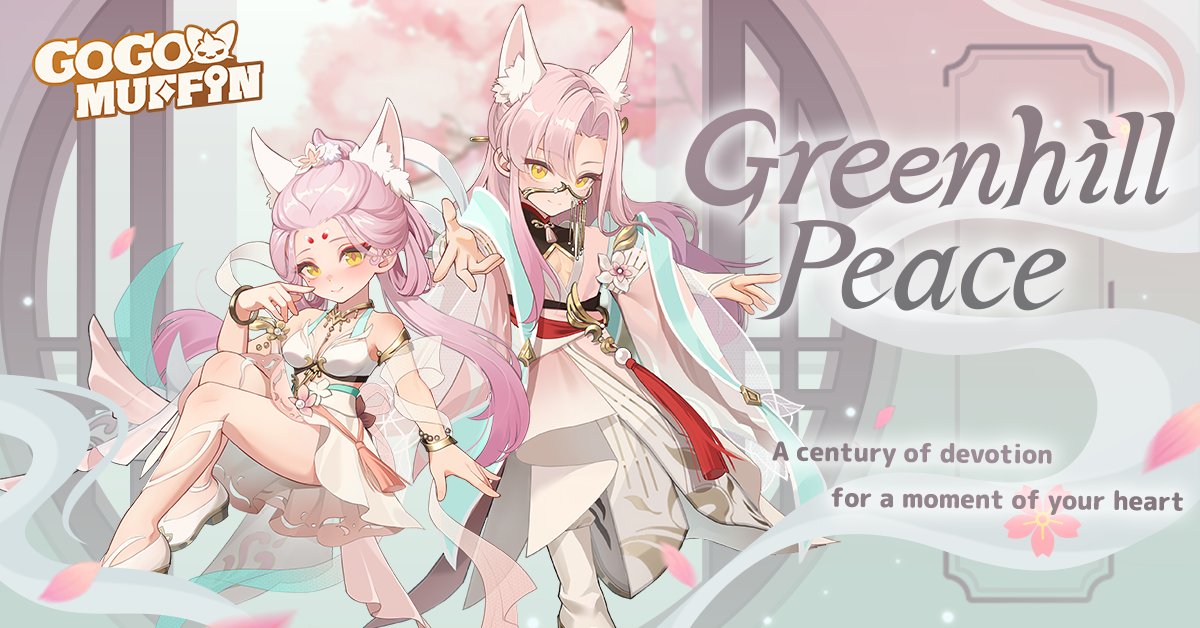 GoGoMuffin_EN's tweet photo. New Classic Outfit|Greenhill Peace
🦊🍃 In Greenhill dwells the Nine-Tailed Fox
— a herald of peace and good fortune ✨
The new Classic Outfit Greenhill Peace is coming soon!
🗓️ Available: September 10, 2025 @ 5:00 – October 8, 2025 @ 4:00
#GoGoMuffin