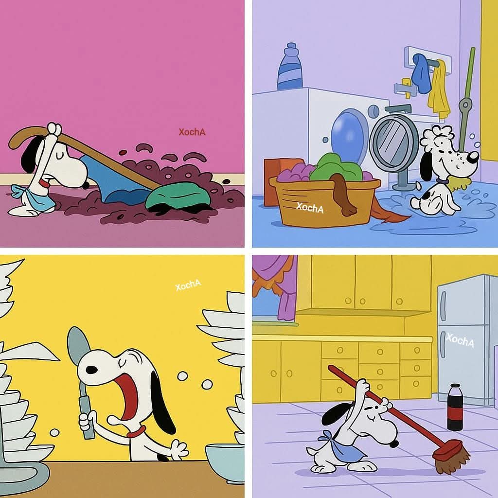 Pero almenos tu puedes descansar en las tardes. 
Yo en mi casa: