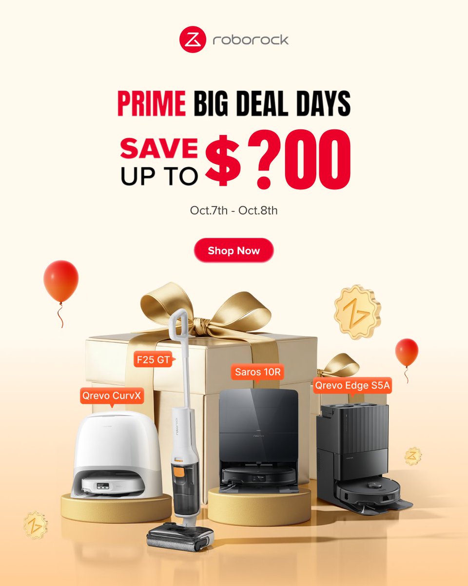 roborockglobal's tweet image. Fall is in the air—and so are the savings! 🍂 

Who says spring gets all the cleaning love? Step up your home’s cleanliness game this fall with exclusive Fall Prime Day offers on some of our most popular Roborock models. ✨

#Roborock #FallPrimeDay