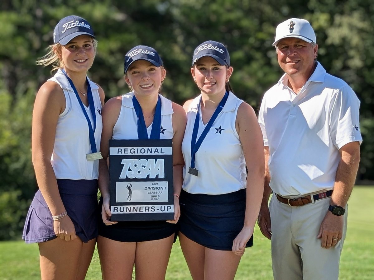 CoachNagy13's tweet photo. Congratulations Lady Admirals!!  @FarragutGolf @levelpar_ryan @haper_holmes and Sophie are STATE BOUND!! @caravaughnfhs @coachtatefhs20 https://t.co/Lmar0LGdqu