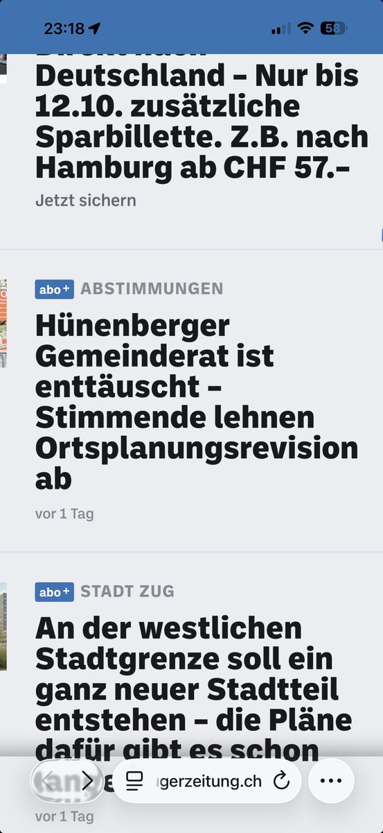 Was die Schreibenden der <a href="/ZugerZeitung/">Zuger Zeitung</a>⁩ ihren Lesern in den Titeln und Texte so zumuten 🫣