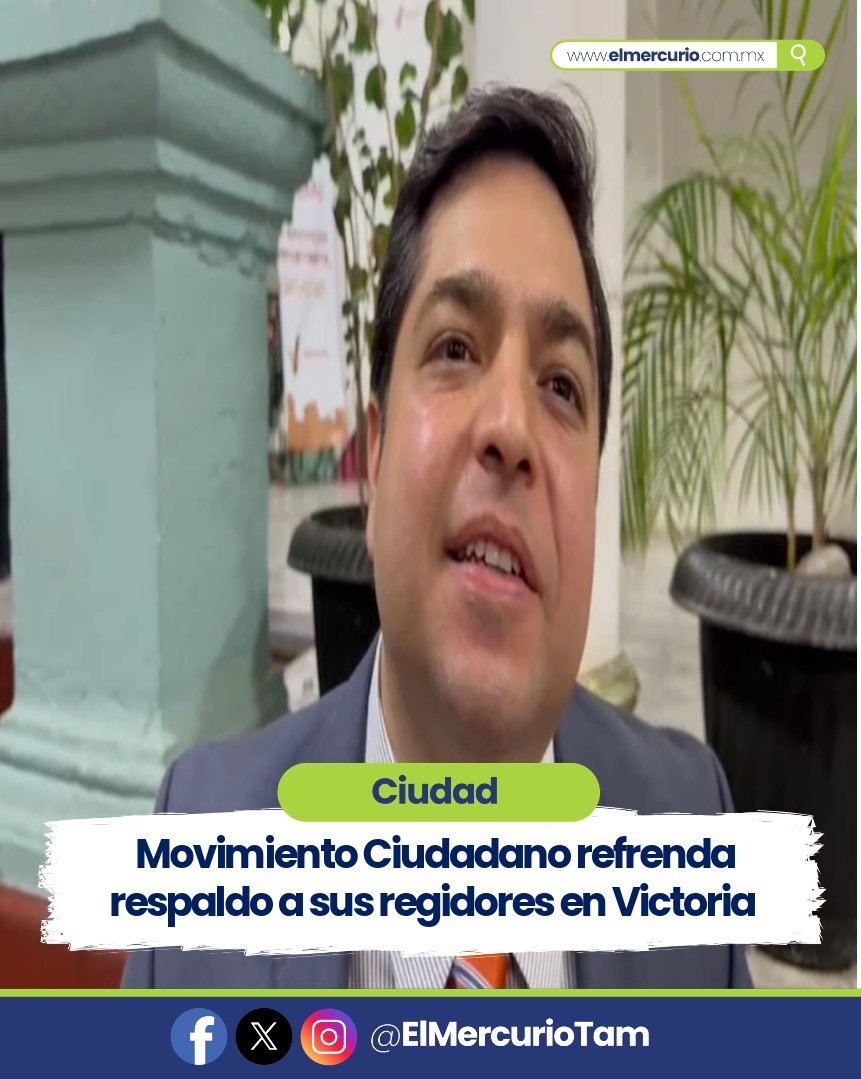 elmercuriotam's tweet photo. #Ciudad @LuisTorreMX destacó el trabajo que Melissa Mireles y Daniel “El Pato” Pérez han desempeñado durante su primera experiencia como ediles

👉https://t.co/EnqQcjG6br

#MovimientoCiudadano #regidor #CdVictoria #Tamaulipas https://t.co/ROBaAWGOsC